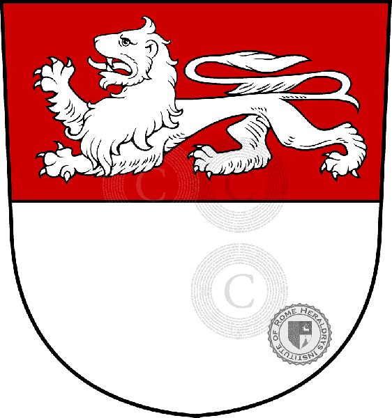 Escudo de la familia Hohentüffen (Bons)   ref: 33289