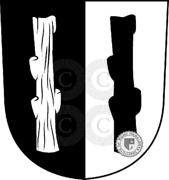 Coat of arms of family Stickel   ref: 33637