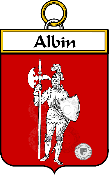 Coat of arms of family Albin