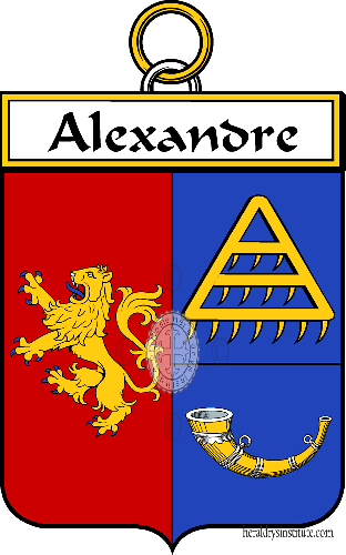 Wappen der Familie Alexandre