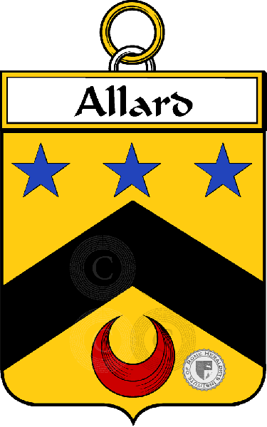 Escudo de la familia Allard