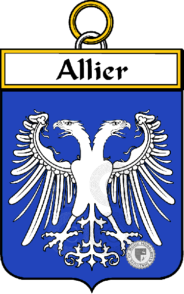 Coat of arms of family Allier   ref: 33897