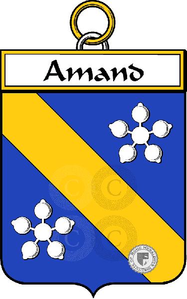 Coat of arms of family Amand