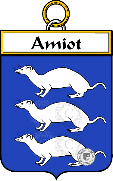Coat of arms of family Amiot