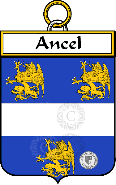 Escudo de la familia Ancel