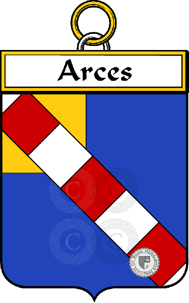 Coat of arms of family Arces