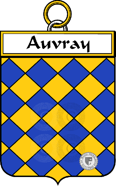 Brasão da família Auvray
