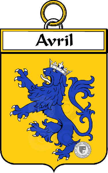 Wappen der Familie Avril