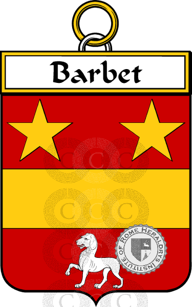 Coat of arms of family Barbet