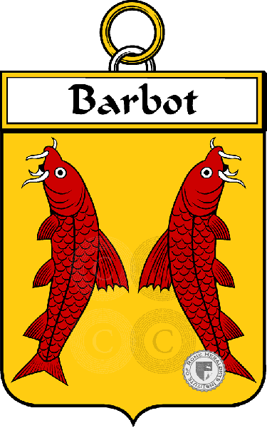 Coat of arms of family Barbot