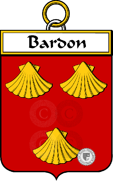 Brasão da família Bardon