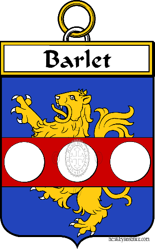 Coat of arms of family Barlet