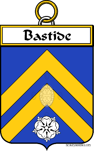 Coat of arms of family Bastide   ref: 33995