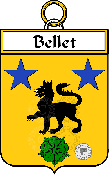 Coat of arms of family Bellet