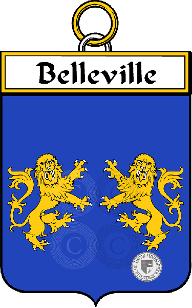 Coat of arms of family Belleville