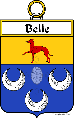 Coat of arms of family Belle