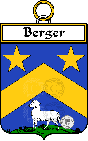 Escudo de la familia Berger   ref: 34051