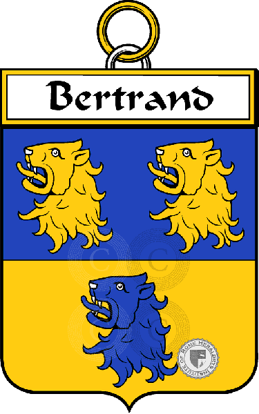 Coat of arms of family Bertrand