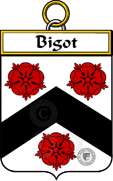 Coat of arms of family Bigot
