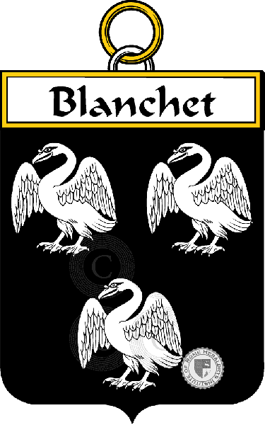Escudo de la familia Blanchet
