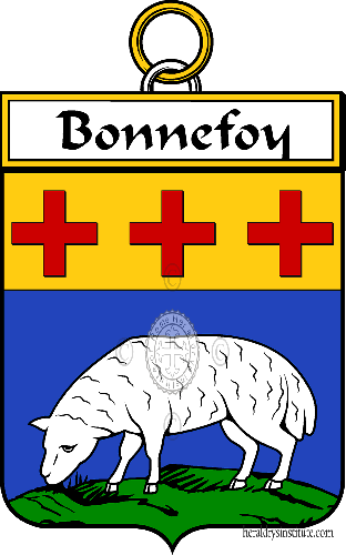 Coat of arms of family Bonnefoy