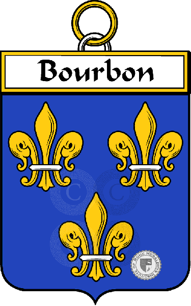 Coat of arms of family Bourbon