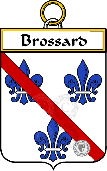 Brasão da família Brossard