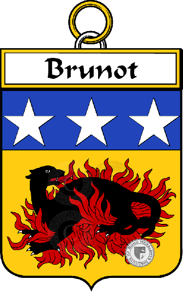 Coat of arms of family Brunot