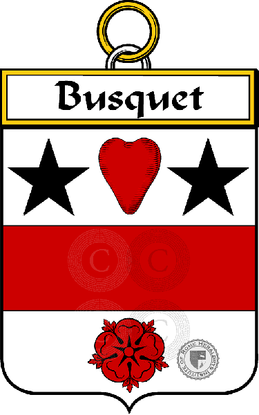 Coat of arms of family Busquet
