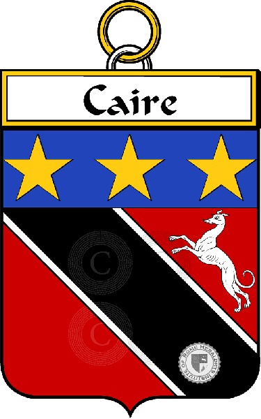 Coat of arms of family Caire