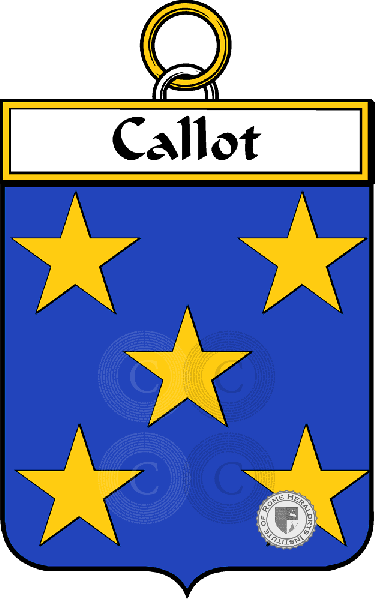 Coat of arms of family Callot