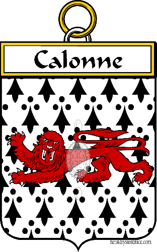 Escudo de la familia Calonne