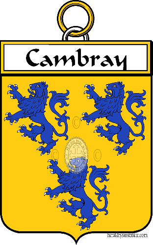 Coat of arms of family Cambray