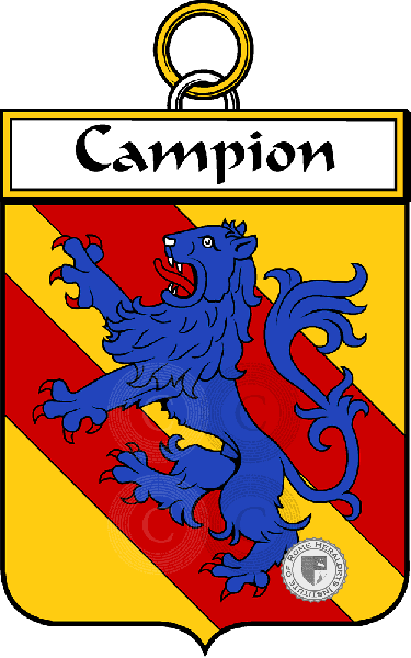 Escudo de la familia Campion
