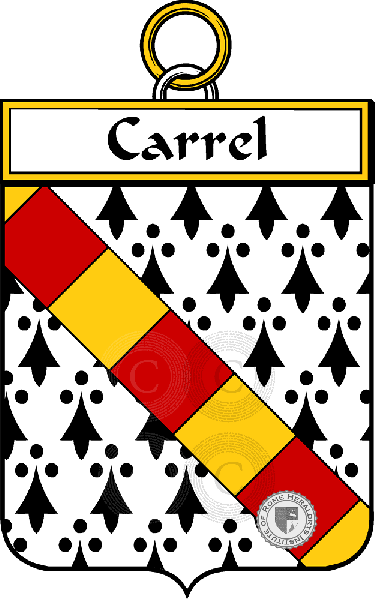 Escudo de la familia Carrel