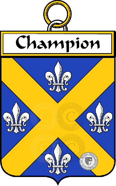 Coat of arms of family Champion