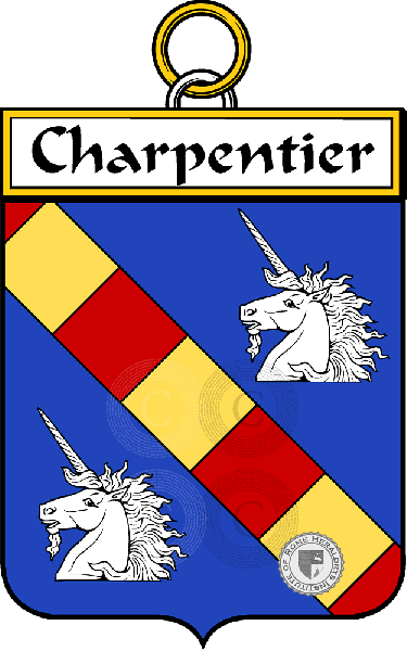 Coat of arms of family Charpentier