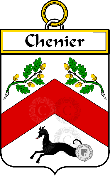 Escudo de la familia Chenier   ref: 34295