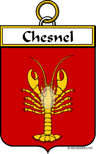 Wappen der Familie Chesnel   ref: 34299