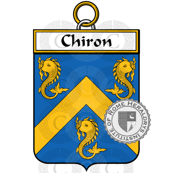 Brasão da família Chiron