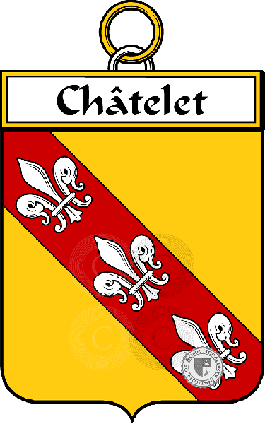 Coat of arms of family Chatelet