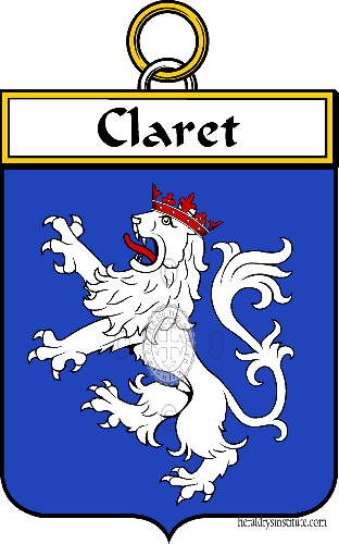 Coat of arms of family Claret