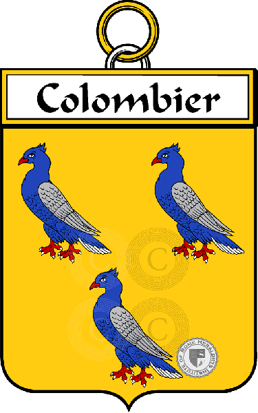 Coat of arms of family Colombier