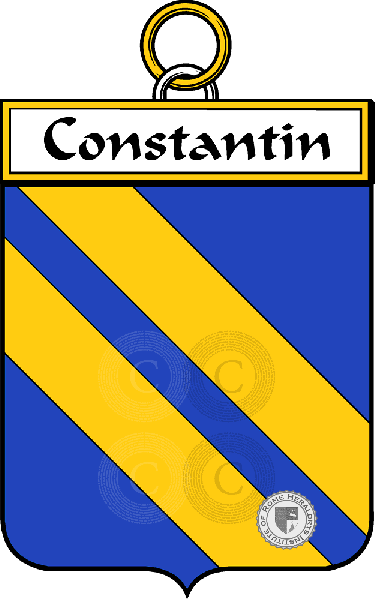 Coat of arms of family Constantin