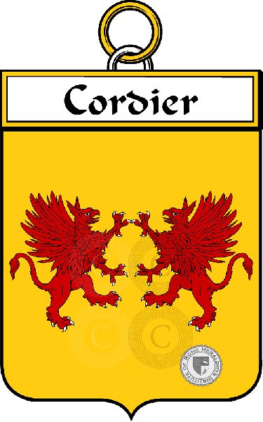 Coat of arms of family Cordier