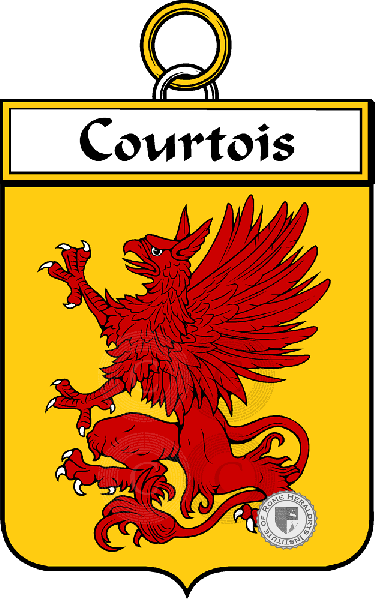 Coat of arms of family Courtois