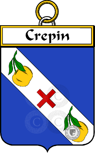 Coat of arms of family Crepin