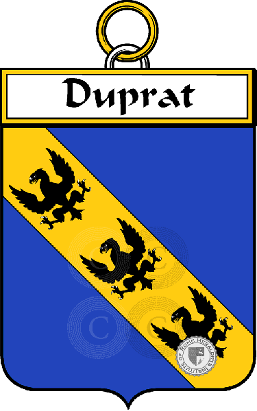 Brasão da família Duprat