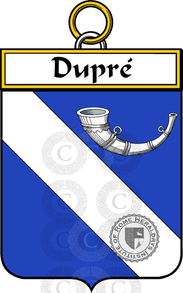 Coat of arms of family Dupré