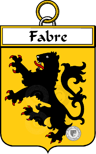 Coat of arms of family Fabre